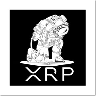 XRP Ripple token Crypto Xrp Army coin Ripple xrp token coin token Crytopcurrency Posters and Art